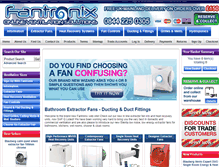 Tablet Screenshot of fantronix.com